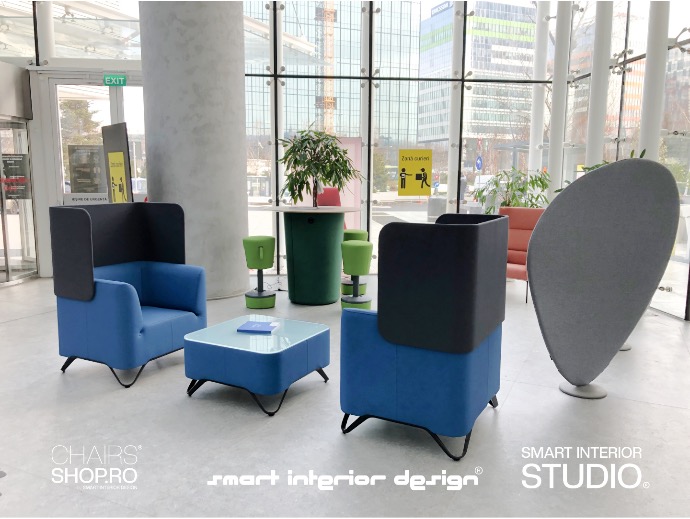 Amenajare lobby office GLOBAL WORTH