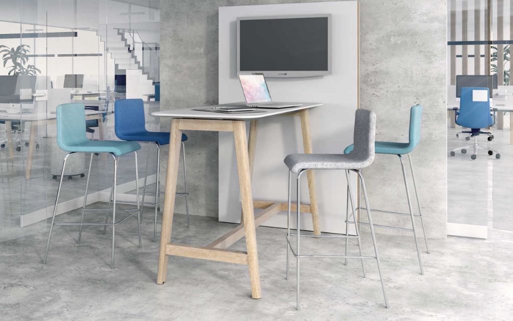 Masa de discutii inalta NOVA WOOD