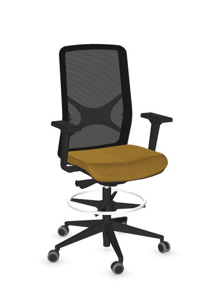 Scaun de Birou Wind High Black Mesh - 1-2.jpg