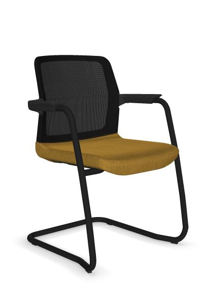 Scaun de Conferinta Wind Black Cantilever - 1-2.jpg