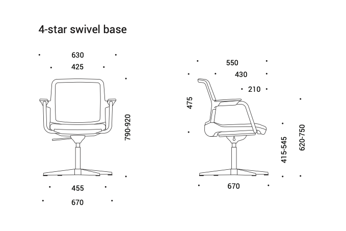 Scaun de Conferinta Wind Star Mesh Black - Dimensiuni.png