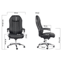 Scaun directorial OFF 313 negru - 1.webp