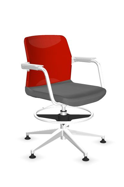 Scaun de Birou Wind Low White Mesh - 7.jpg