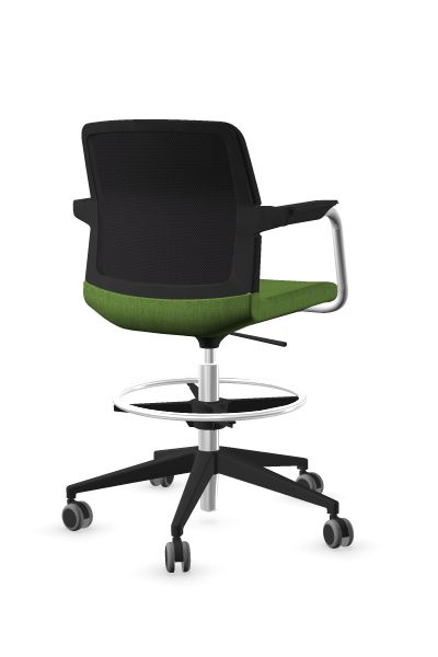 Scaun de Birou Wind Low Black Mesh Castors - 12-2.jpg