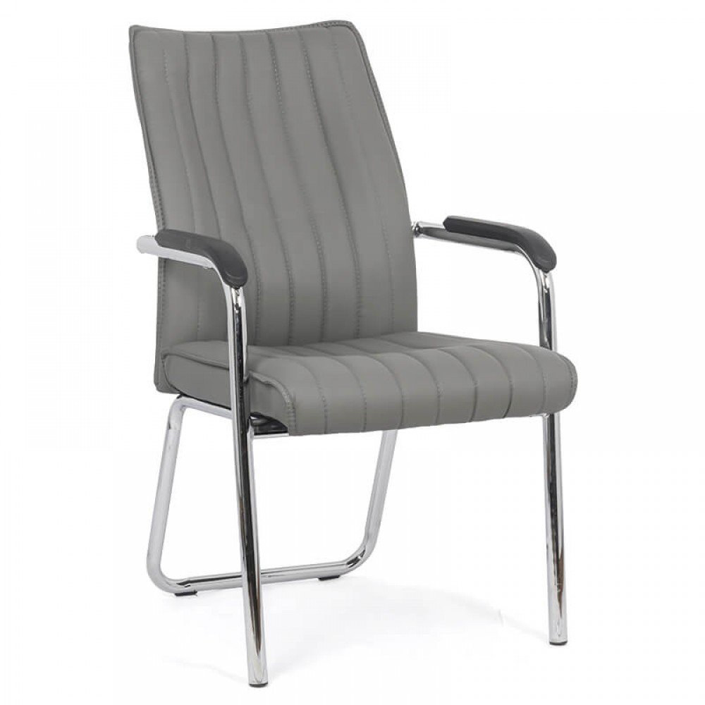 Scaun vizitator HRC 614 Gri - 1.webp