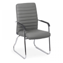 Scaun vizitator OFF 833 Gri - 1.webp