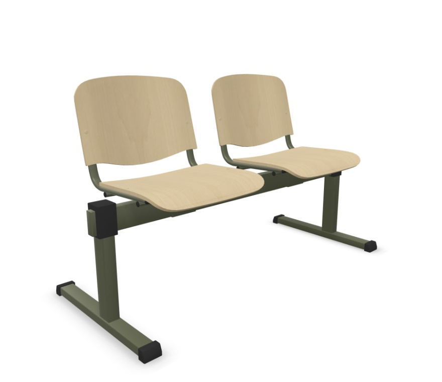 Banchetă de Așteptare Iso W 2 Locuri - 2.webp