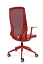 Scaun de Birou D-Chair Red - 12.webp