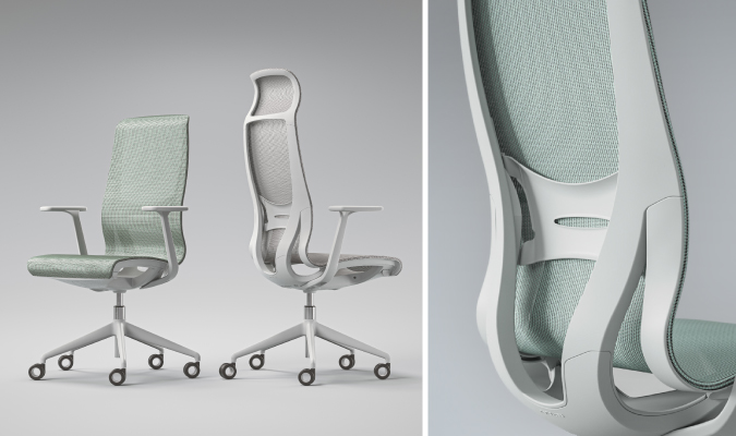 Scaun de Birou D-Chair Grey - 15.webp