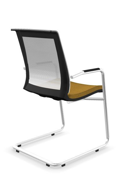 Scaun de Vizitator Eva Black Cantilever - 7-2.jpg