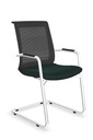 Scaun de Vizitator Eva Black Cantilever - 4-2.jpg