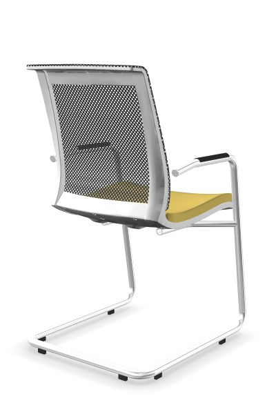 Scaun de Vizitator Eva White Cantilever - 5-2.jpg