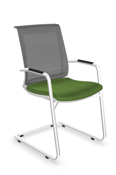 Scaun de Vizitator Eva White Cantilever - 3-2.jpg