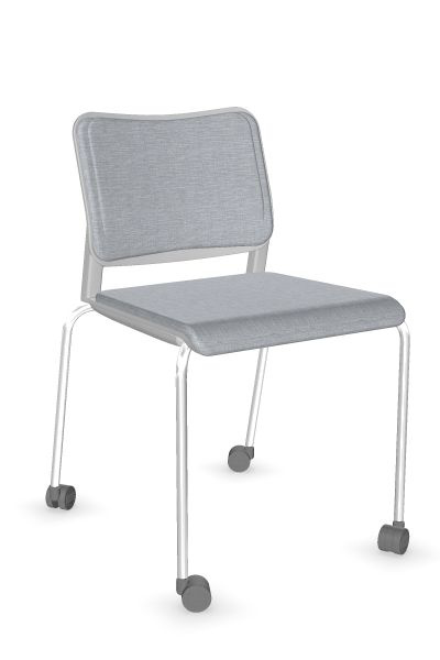 Scaun Wait Castors Upholstered - 1-2.jpg