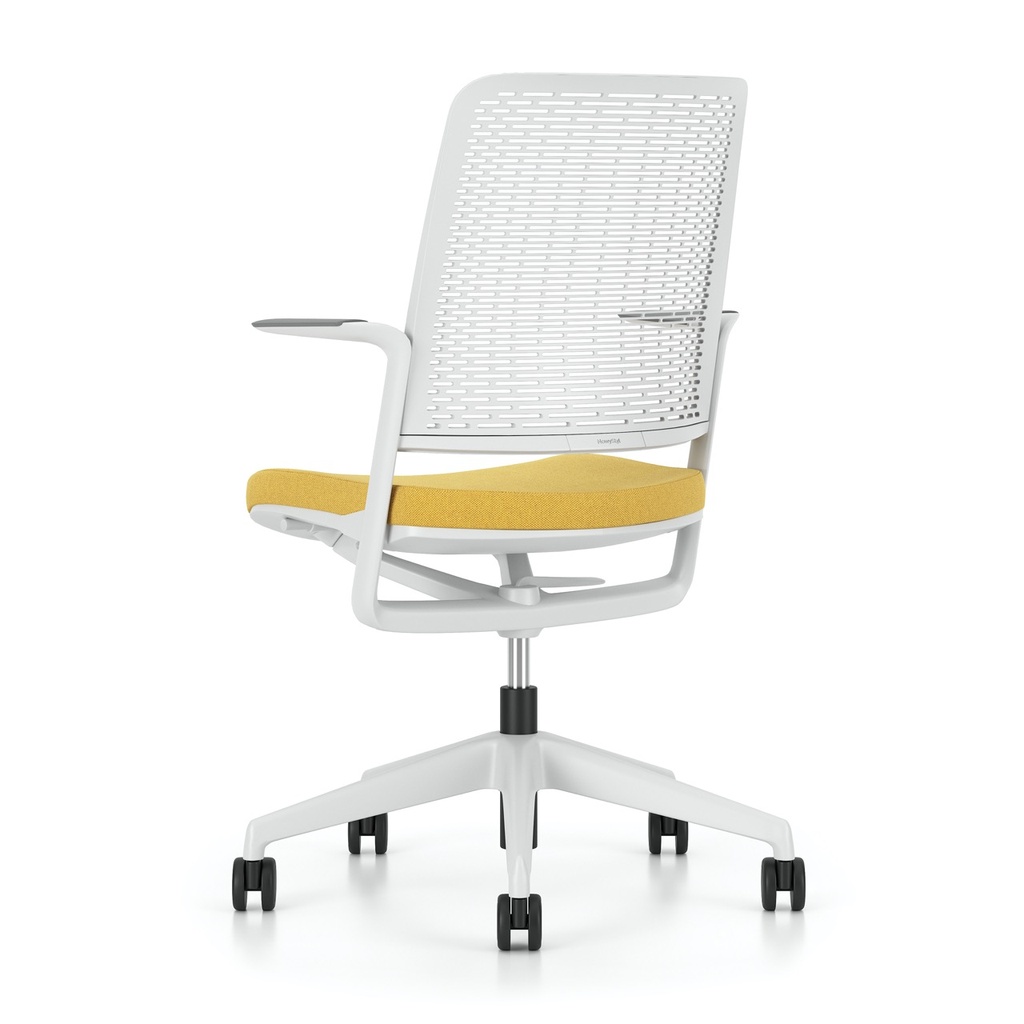 Scaun de Birou With Me White Seat Upholtered - 1.jpeg