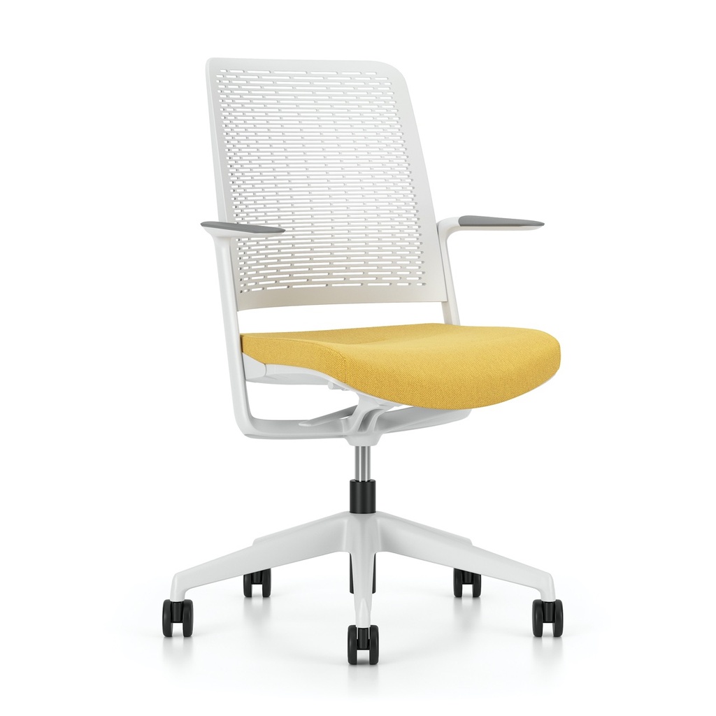 Scaun de Birou With Me White Seat Upholtered - 3.jpeg