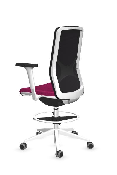 Scaun de Birou Wind Mesh High White