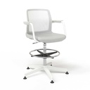 Scaun de Birou Wind Low White Mesh