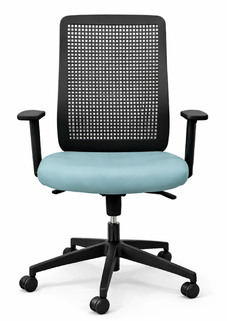 Scaun birou Ayla piele ecologica Turquaz - Livrare in 48 ore