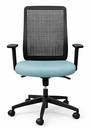 Scaun birou Ayla piele ecologica Turquaz - Livrare in 48 ore
