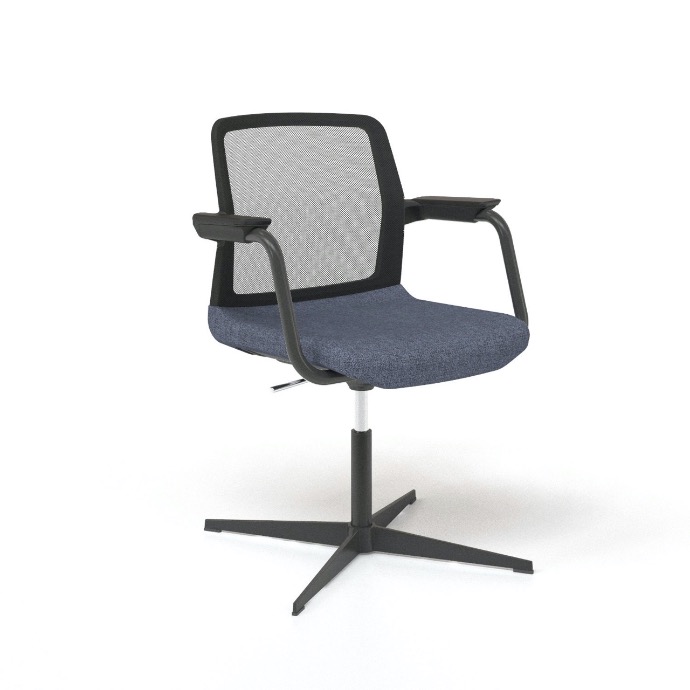 Scaun de Conferinta Wind Star Mesh Black