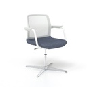 Scaun de Conferinta Wind Star Mesh White