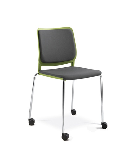 Scaun Wait Castors Upholstered